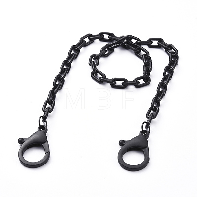 Personalized ABS Plastic Cable Chain Necklaces NJEW-JN02849-1