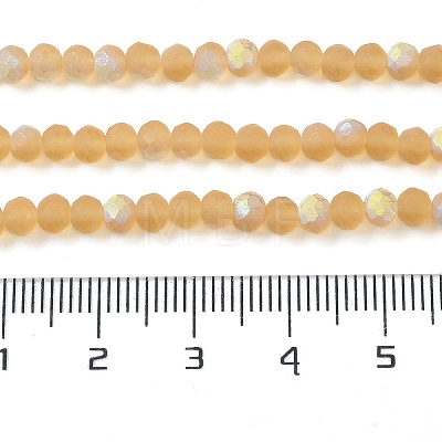 Transparent Glass Beads Strands EGLA-A044-T4mm-MB23-1