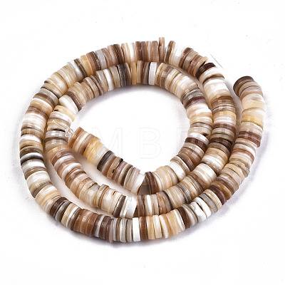 Natural Freshwater Shell Beads Strands X-SHEL-N003A-02-1