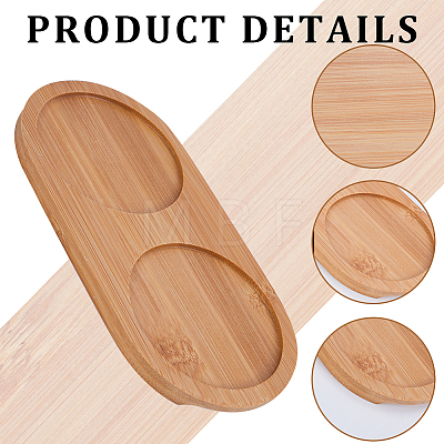 Bamboo Cup Tray AJEW-WH0348-30A-1