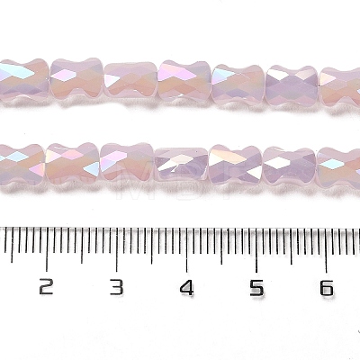 AB Color Plate Glass Beads Strands EGLA-P051-06D-C01-1