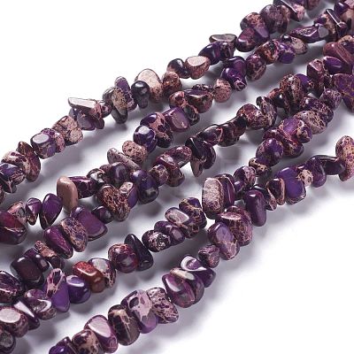 Natural Imperial Jasper Bead Strands G-P444-05H-1