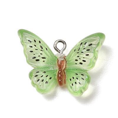Transparent Resin Pendants RE-CBA5B90-03C-1