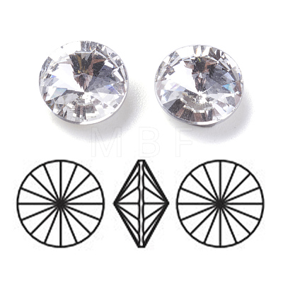 K9 Glass Pointed Back Rhinestone RGLA-E012-6mm-001-1