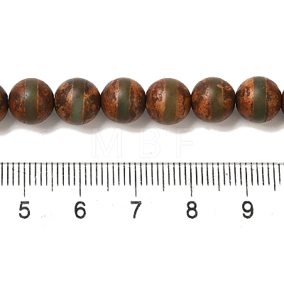 Natural Tibetan Agate Beads Strands G-H066-A01-01-1