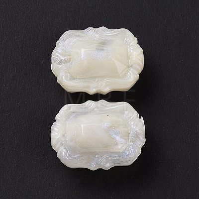 Opaque Acrylic Beads OACR-E015-07H-1