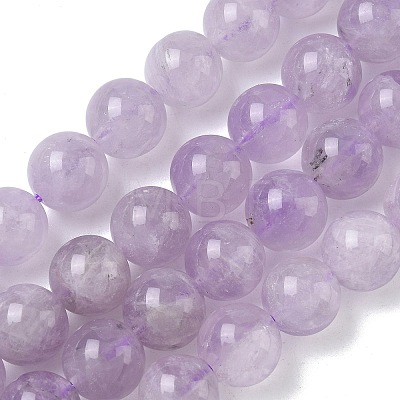 Natural Lavender Amethyst Beads Strands LS-G-F306-11-10mm-01-1