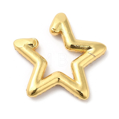 Crystal Rhinestone Star Cuff Earrings EJEW-D059-06G-02-1