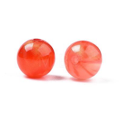 Opaque Acrylic Beads MACR-N009-014A-04-1