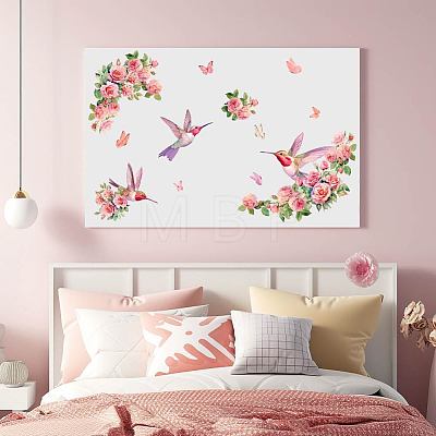 Translucent PVC Self Adhesive Wall Stickers STIC-WH0015-164-1