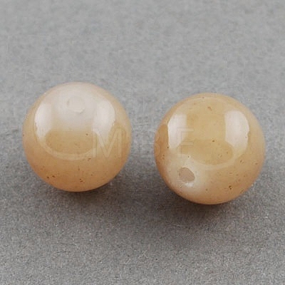 Imitation Jade Glass Beads Strands X-DGLA-S076-4mm-28-1