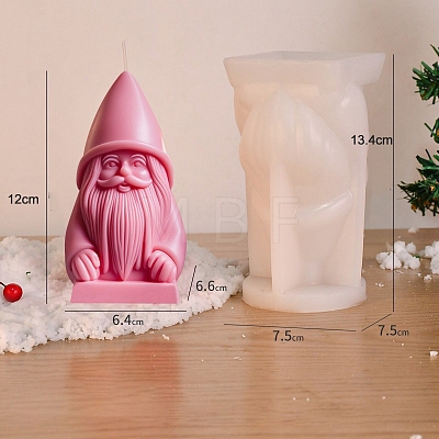 Christmas Theme Food Grade Silicone Candle Molds PW-WG6E80E-01-1