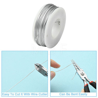 Matte Round Aluminum Wire AW-G001-M-0.8mm-01-1