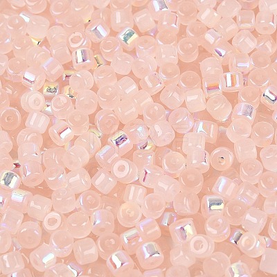FGB Imitation Jade Colours Glass Seed Beads SEED-Q040-07A-C02-1