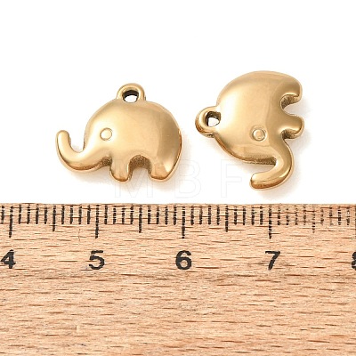 304 Stainless Steel Charms SA-D002-03G-1