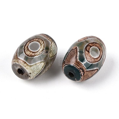 Tibetan Style dZi Beads TDZI-N001-009-1