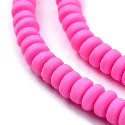 Handmade Polymer Clay Beads Strands X-CLAY-N008-008-10-1