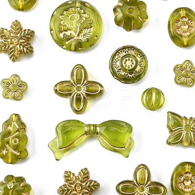 110Pcs 11 Styles Transparent Acrylic Beads OACR-FS0002-07-1