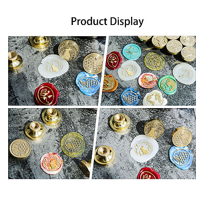 Wax Seal Stamp Set AJEW-WH0208-505-1