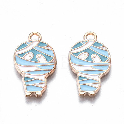 Alloy Enamel Pendants ENAM-Q442-016-RS-1