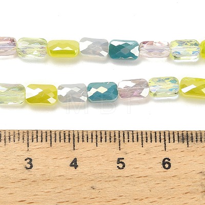 Electroplate Glass Beads Strands EGLA-P068-01A-01-1