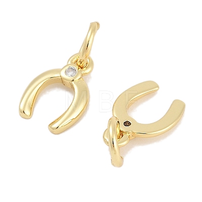 Rack Plating Brass Pendants KK-Q028-25G-1