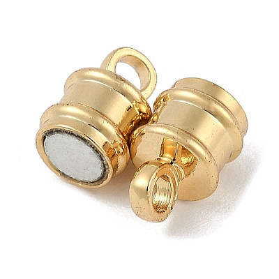 Rack Plating Brass Magnetic Clasps KK-Z070-18G-1