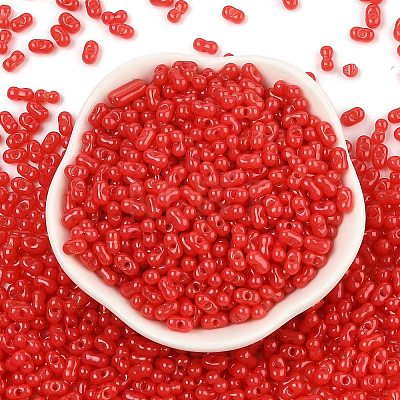 Baking Paint Glass Seed Beads SEED-L011-09A-14-1