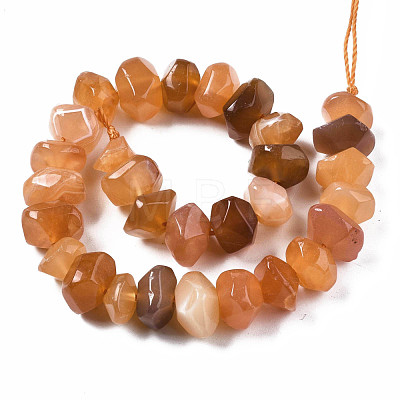 Natural Botswana Agate Beads Strands G-S376-006-1