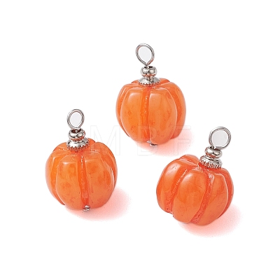 Opaque Resin Vegetable Pendants X1-PALLOY-JF02766-01-1