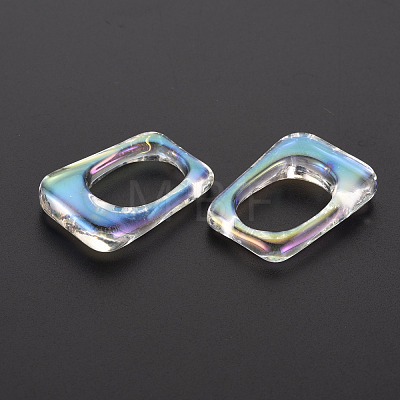 Plating Transparent Acrylic Linking Rings TACR-N006-48-1