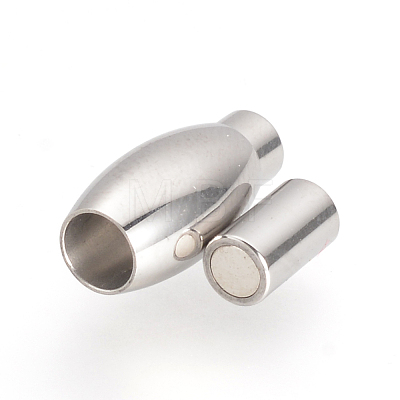304 Stainless Steel Magnetic Clasps STAS-Q211-03A-1