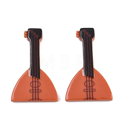 Musical Instrument Theme Resin Lute Miniature Ornaments RE-CBA17C4-20A-1