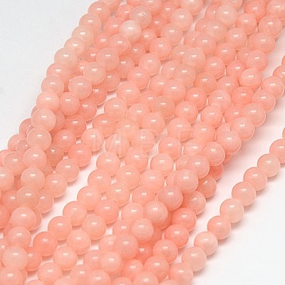 Natural Yellow Jade Beads Strands G-G598-10mm-YXS-22-1