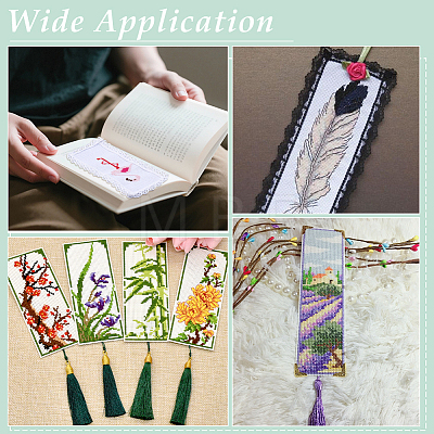 Cotton Bookmarks for Cross Stitch Making DIY-WH0759-26A-1