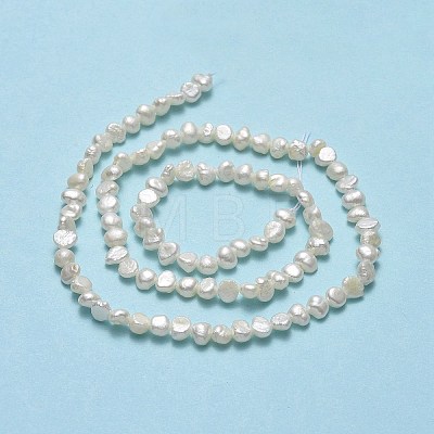 Natural Cultured Freshwater Pearl Beads Strands PEAR-A005-06-01-1