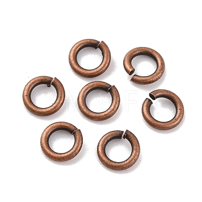 Brass Open Jump Rings KK-G514-01H-R-1