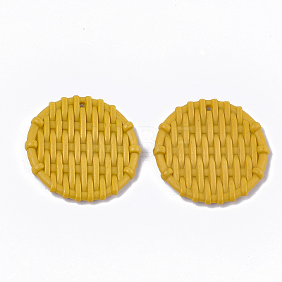 Acrylic Pendants X-OACR-T010-04B-1