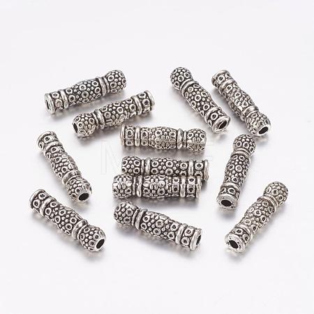 Tibetan Style Alloy Tube Beads X-LF0658Y-NF-1