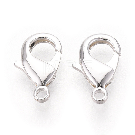 Brass Lobster Claw Clasps KK-YW0004-01D-S-1