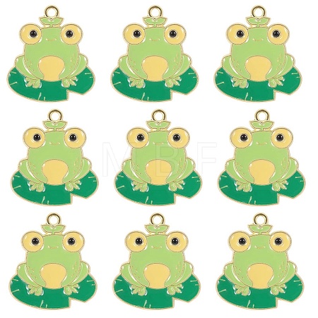 30Pcs Alloy Enamel Pendants FIND-SC0005-15-1