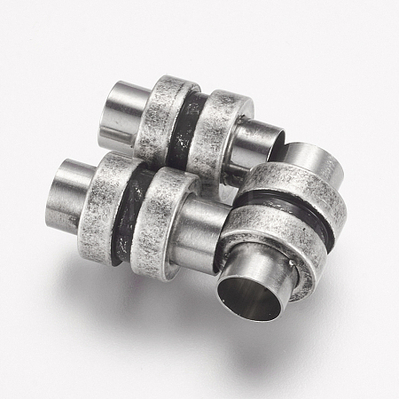 304 Stainless Steel Magnetic Clasps STAS-E144-052AS-1