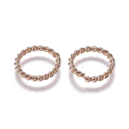 304 Stainless Steel Open Jump Rings STAS-E484-71C-RG-1