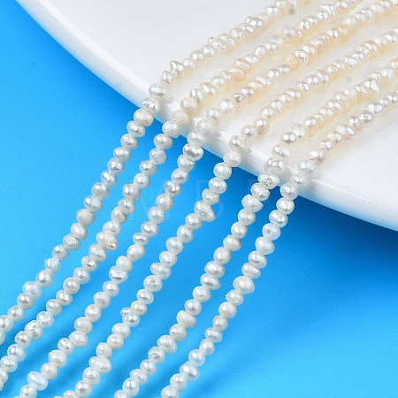 Natural Cultured Freshwater Pearl Beads Strands X-PEAR-N013-02B-1