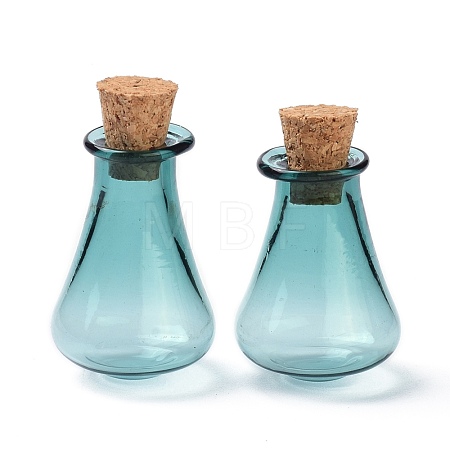 Glass Cork Bottles AJEW-O032-01G-1