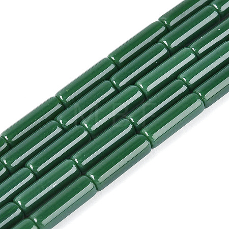 Opaque Solid Color Glass Beads Strands X-GLAA-N070-01A-C04-1