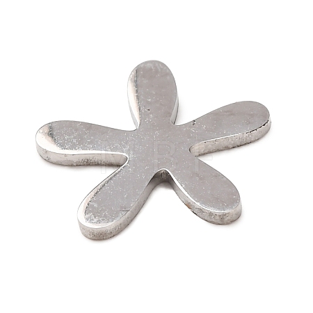 Flower 304 Stainless Steel Cabochons STAS-Z197-02P-1
