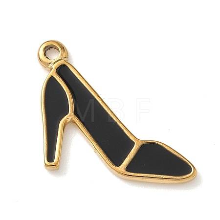 304 Stainless Steel Enamel Pendants STAS-I359-02G-03B-1