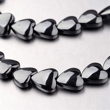Non-magnetic Synthetic Hematite Bead Strands G-F300-22B-09-1