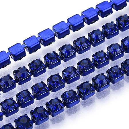 Electrophoresis Iron Rhinestone Strass Chains CHC-Q009-SS16-B03-1